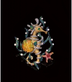 蛋白石＿火蛋白＿海馬＿海草＿海星＿別針B023002OP