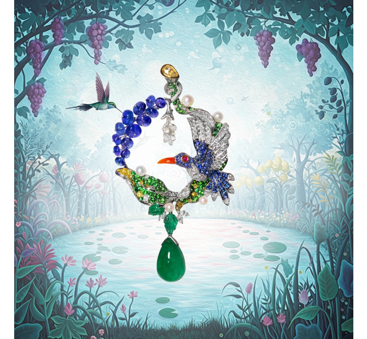 一座盛放著珍稀寶石的「幻境花園」！